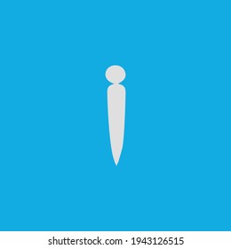  Location flat icon. Simple style map pin symbol. Logo design element. T-shirt printing. eps10. Vector for sticker.
