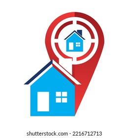 location flat icon vector illustration