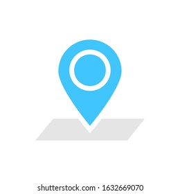 location flat vector icon - ui icon vector