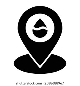 Location Glyph Icon Design For Personal And Commercial Use