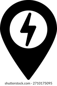 location glyph icon illustration vector