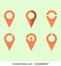 Location gps icon graphic resource