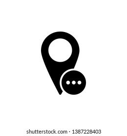 location, GPS, loading icon. Simple glyph, flat vector of Location icons for UI and UX, website or mobile application