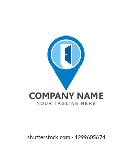 Location GPS logo design