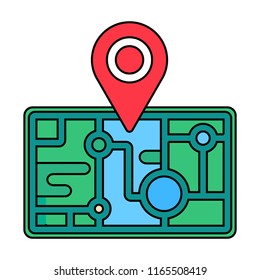 location GPS  pin
