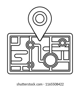 location GPS  pin