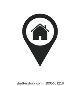 Location Home Vector Icon