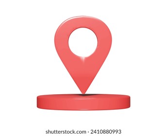 Location-Symbol 3D-Darstellung