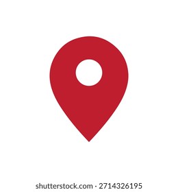 Location icon art vector design red location eps art.