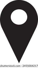 location icon in black and white