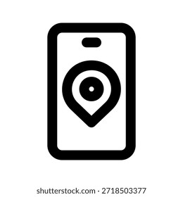 ícone de local. O ícone pode ser usado para sites, modelos de impressão, modelos de apresentação, ilustrações, etc
