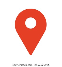 Location Icon change Abstract colour red