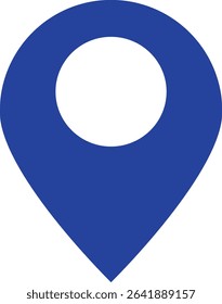 Location icon in clean vector style, representing map pins, navigation, and place markers. Perfect for apps, websites, and travel designs. Fully editable Adobe Illustrator EPS file included.