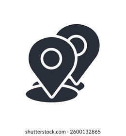 location icon collection .design style with background