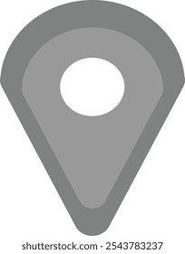 Icono de ubicación Arte vectorial de color
