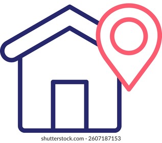 Location Icon Color Vector Illustration