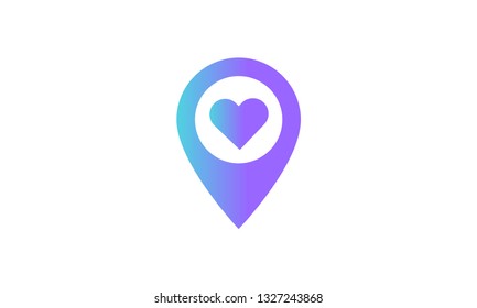 location icon concept. modern gradient style