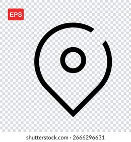 ícone de localização, ícone de coordenadas, ícone de mapa, EPS formato ícone de vetor arquivo de ilustração