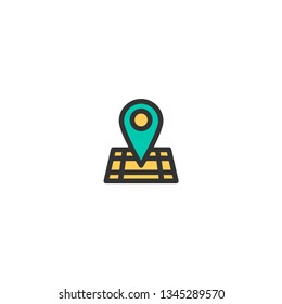 Location icon design. e-commerce icon vector illustration
