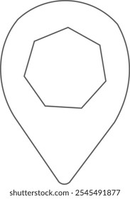 Standort Symbol Design Grafik Vektorgrafik