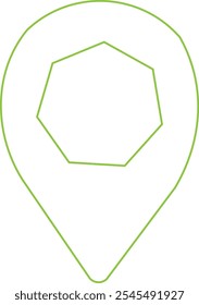 Ícone de localização design gráfico vetorial art