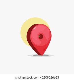 Location icon design illustration vector