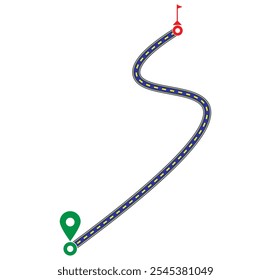 Location icon or distance icon.