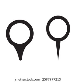 Location icon. Editable stoke eps 10.