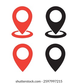 Location icon. Editable stoke eps 10.