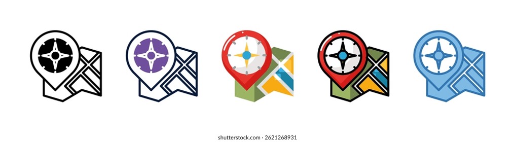 Location Icon Element For Design