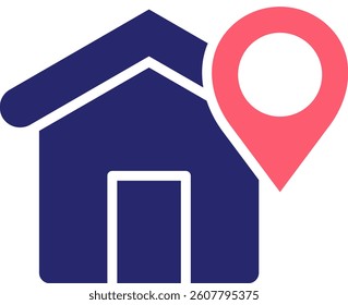 Location Icon Fill Vector Illustration