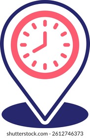 Location Icon Fill Vector Illustration