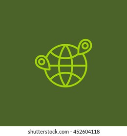  Location icon flat.