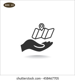 Location icon Flat.