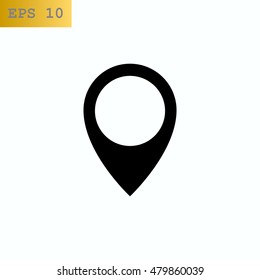 Location icon flat.