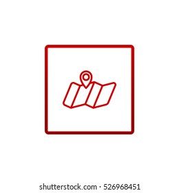  Location icon flat.
