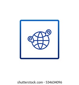  Location icon flat.