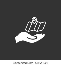 Location icon Flat.