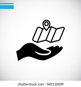 Location icon Flat.