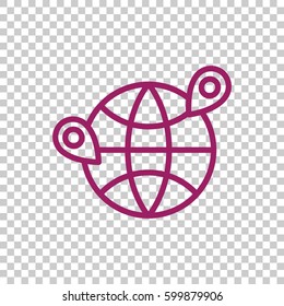  Location icon flat.