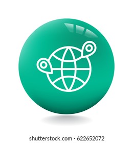  Location icon flat.