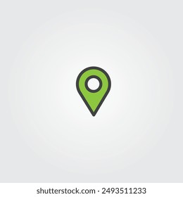 Location icon flat vector design