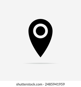 Location icon flat. Vector Location symbol