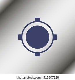 Location icon, gps icon.