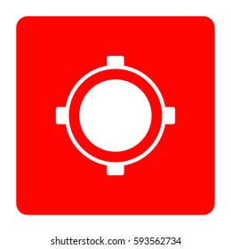 Location icon, gps icon.