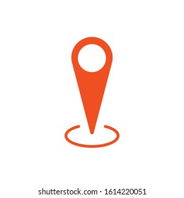 Location icon, gps marker, map pin.