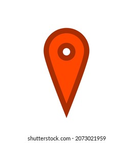 Location icon. Gps marker icon. Map pin.