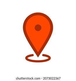 Location icon. Gps marker icon. Map pin.