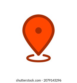 Location icon. Gps marker icon. Map pin.