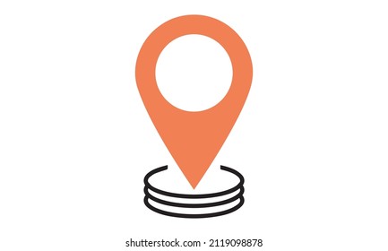 location icon gps marker symbol. location icon for website